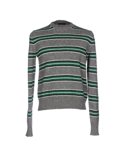 Shop Prada Sweater In Green