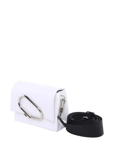 Shop 3.1 Phillip Lim / フィリップ リム Alix Micro Sport Smooth-leather Cross-body Bag In Bianco