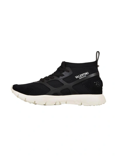 Shop Valentino Sound High Sneaker Black