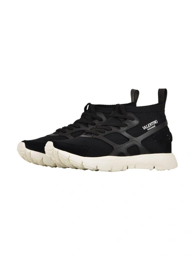 Shop Valentino Sound High Sneaker Black