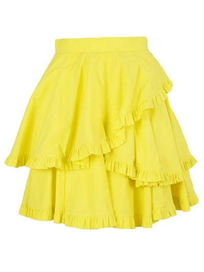 Shop Msgm Ruffled Skirt