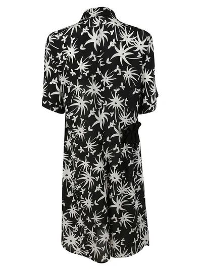 Shop Lanvin Tropical Dress In Nero