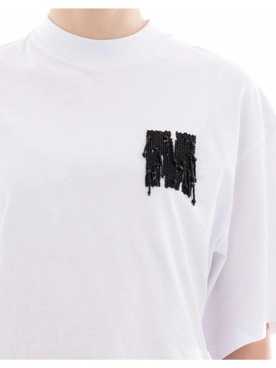 Shop Msgm White Cotton T-shirt