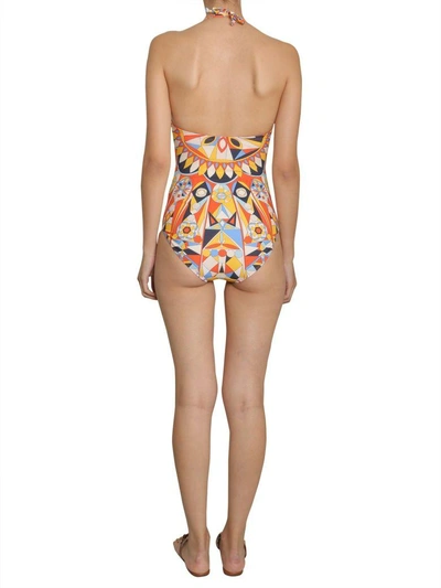 Shop Tory Burch One-piece Swimsuit In Multicolor
