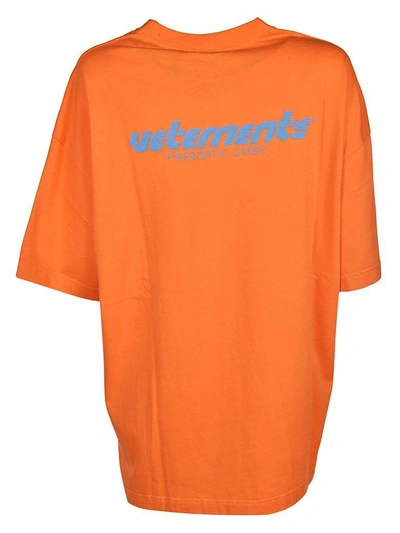 Shop Vetements Oversized T-shirt In Orange