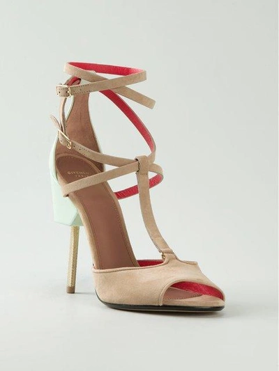 Shop Givenchy Strappy T-bar Sandals