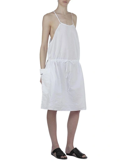 Shop Album Di Famiglia Cotton Dress In White