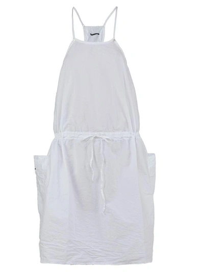 Shop Album Di Famiglia Cotton Dress In White