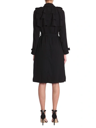 Shop Jovonna Sian Trench Coat In Nero