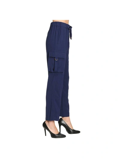 Shop Michael Michael Kors Pants Pants Women  In Blue