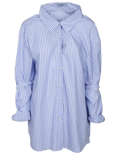 Shop Prada Striped Shirt