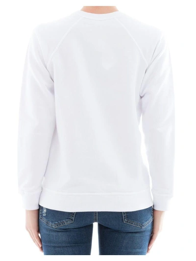 Shop Kenzo White Cotton Sweater