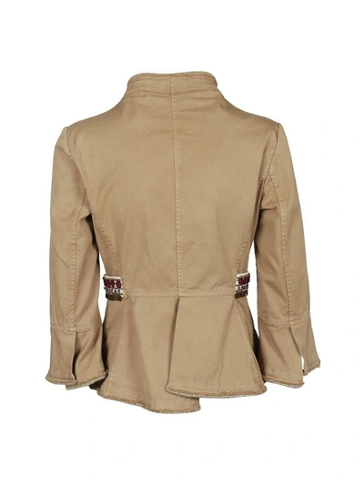 Shop Bazar Deluxe Button Up Jacket In Brown
