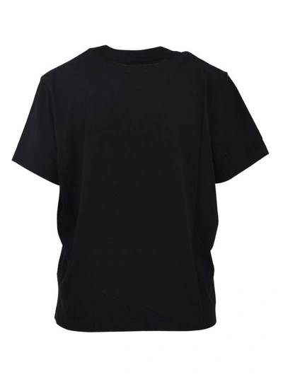 Shop Amiri Logoed T-shirt Black