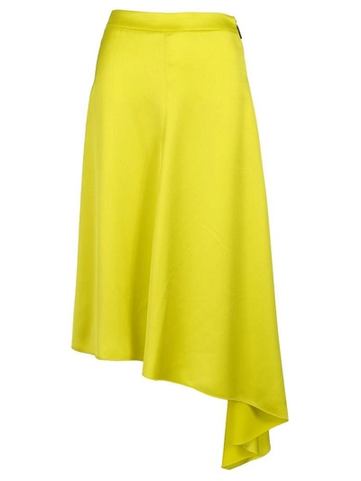 Shop Msgm Skirt In Yellow