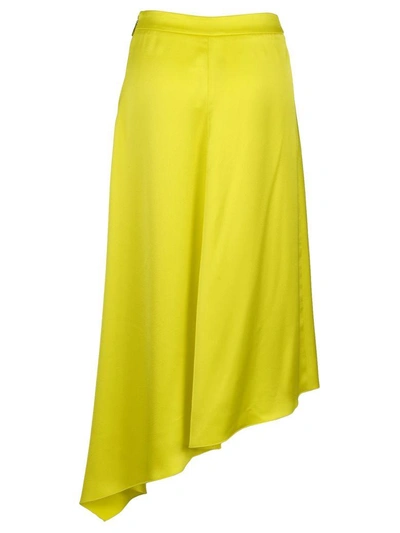 Shop Msgm Skirt In Yellow