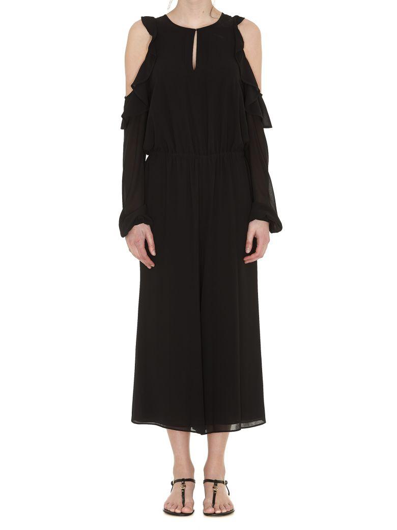 michael kors cold shoulder jumpsuit