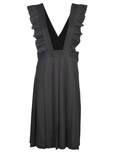 Shop Comme Des Garcons Girl Salopette Dress In Black