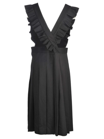 Shop Comme Des Garcons Girl Salopette Dress In Black
