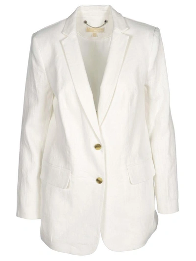Shop Michael Michael Kors Michael By Michael Kors Blazer In White