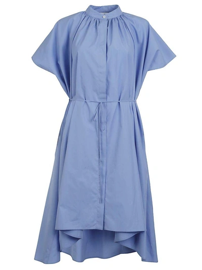 Shop Jil Sander Emotion Dress In Blue