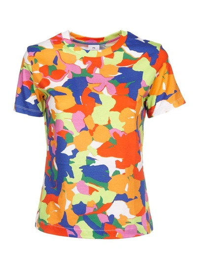 Shop Paul Smith Printed T-shirt In Multicolor
