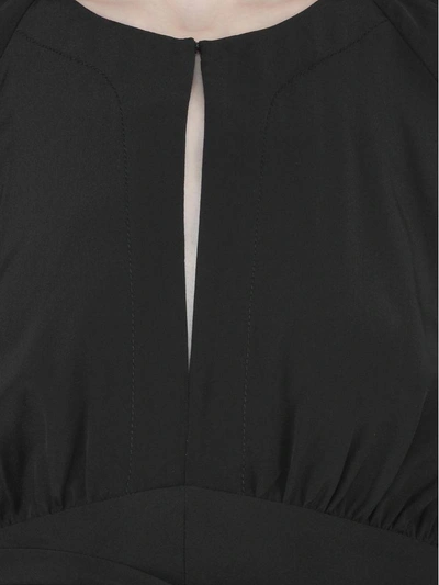 Shop Diane Von Furstenberg Silk Top In Black