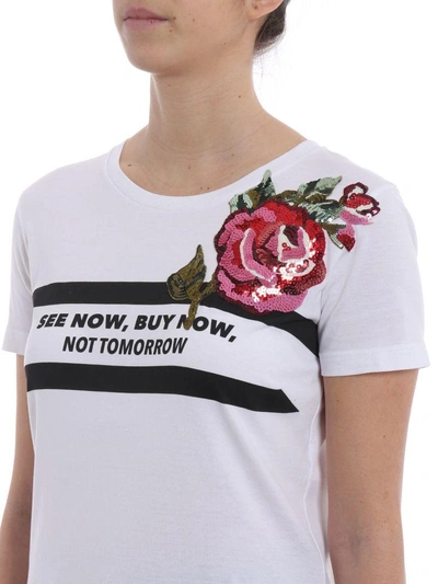Shop Dolce & Gabbana Roundneck T-shirt In Svariante Abbinata