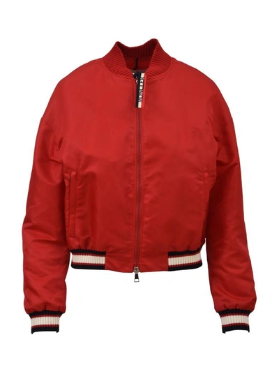 Shop Moncler Actinote Jacket Red