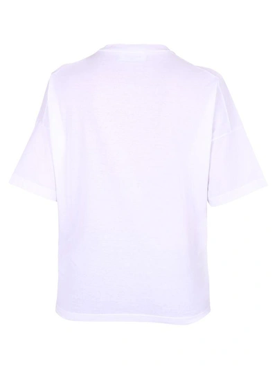 Shop Dsquared2 White Printed T-shirt