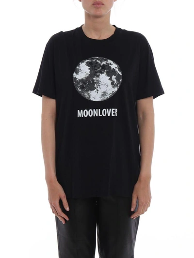Shop Valentino Moonlover T-shirt In 0no Nero