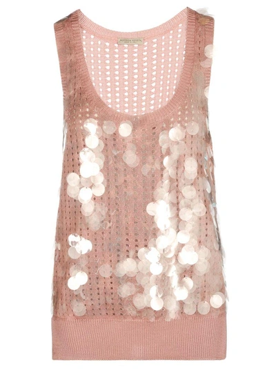 Shop Bottega Veneta Top #5 In Light Rose