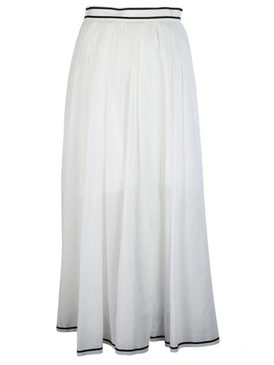 Shop Philosophy Di Lorenzo Serafini Pleated Skirt In White