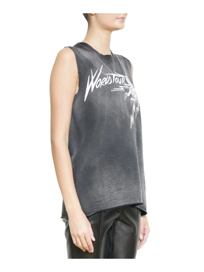 Shop Givenchy World Tour Cotton Top In Nero