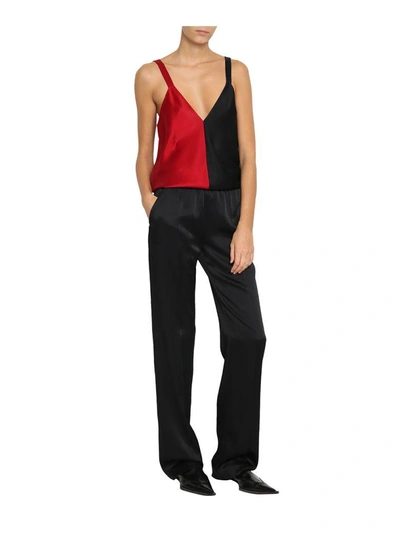 Shop Haider Ackermann Two Tones Kuiper Top In Nero