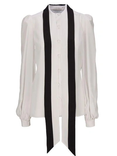 Shop Givenchy Blouse In Bianco