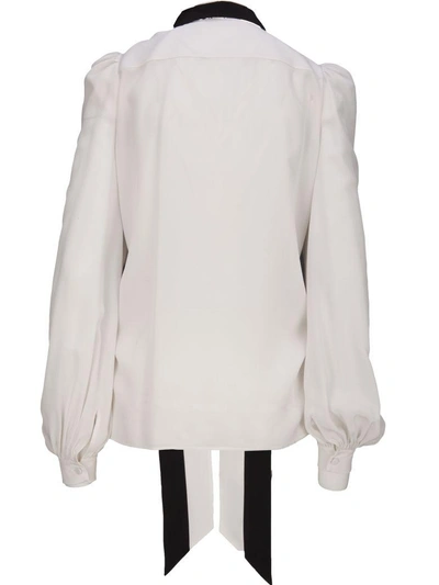 Shop Givenchy Blouse In Bianco