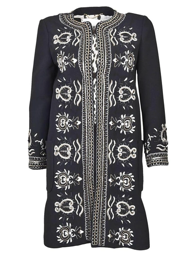 Shop Bazar Deluxe Embroidered Jacket In Black