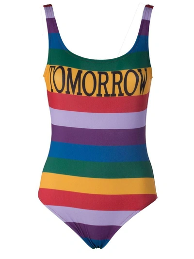 Shop Alberta Ferretti Tomorrow Swimsuit In C