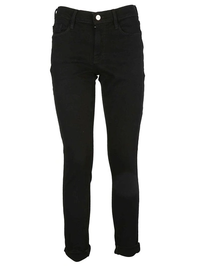 Shop Frame Le Garcon Jeans In Noir