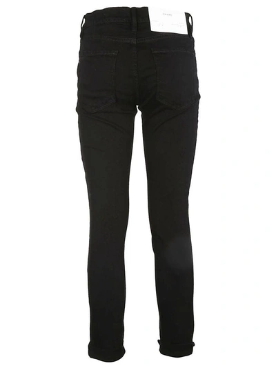 Shop Frame Le Garcon Jeans In Noir