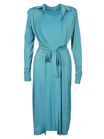 Shop Giada Benincasa Classic Cardi-coat In Blue