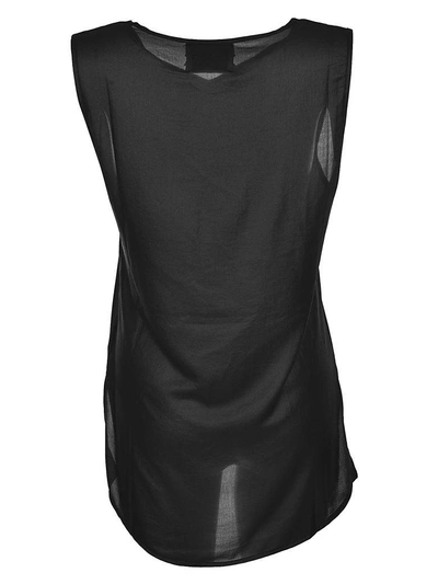 Shop Brand Unique Sleeveless Top In Black
