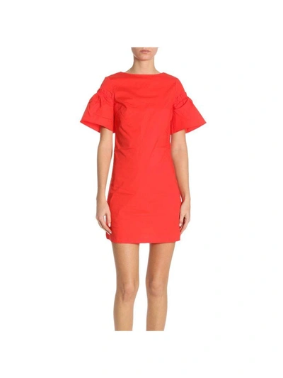 Shop Armani Collezioni Dress Dress Women Armani Exchange In Red