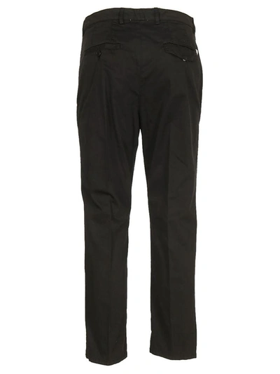 Shop Dondup Cropped Trousers In Nero