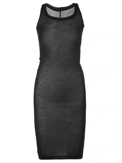 Shop Rick Owens Membrane Dress In Black