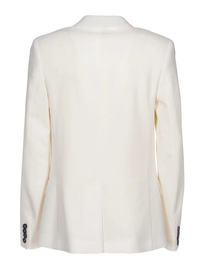Shop Paul Smith Ps By  Wool-hopsack Blazer In White