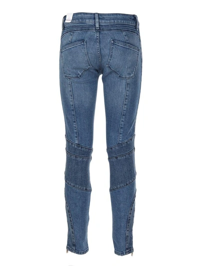 Shop Tommyxgigi Tommy Hilfiger X Gigi Hadid Biker Jeans In Md Blue