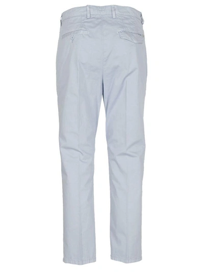 Shop Dondup Classic Trousers In Celeste