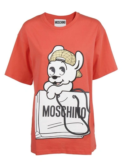 Shop Moschino Pudge Print T-shirt